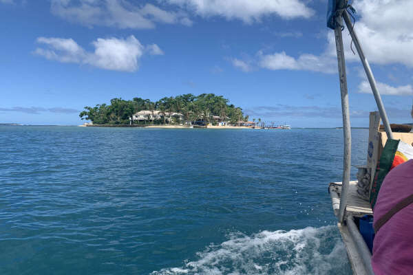 Ferry ride to Hideaway Island